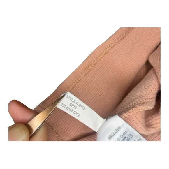 Madewell Blush Pink Button Front Tie Tank Top XS Minimalist Summer - Picture 5 of 9